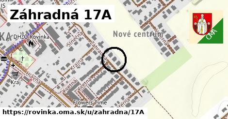 Záhradná 17A, Rovinka