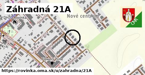 Záhradná 21A, Rovinka