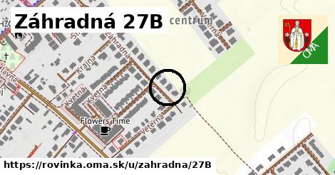 Záhradná 27B, Rovinka