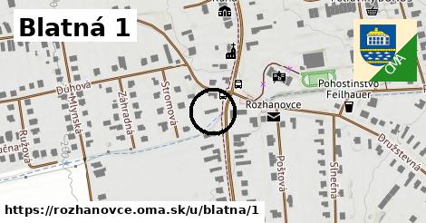 Blatná 1, Rozhanovce