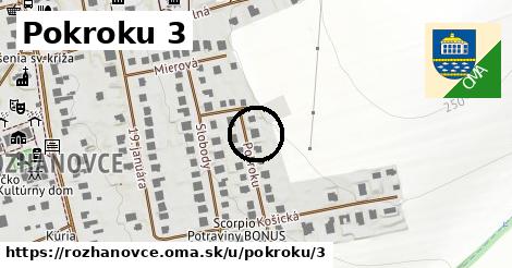 Pokroku 3, Rozhanovce