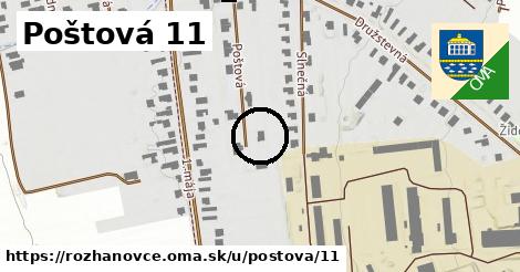 Poštová 11, Rozhanovce