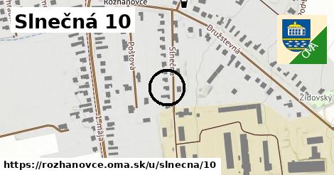 Slnečná 10, Rozhanovce