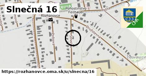 Slnečná 16, Rozhanovce