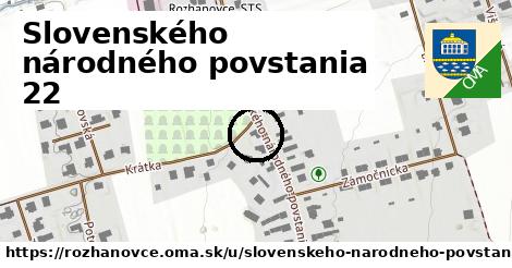 Slovenského národného povstania 22, Rozhanovce