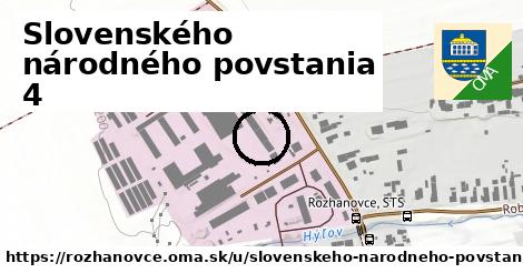 Slovenského národného povstania 4, Rozhanovce