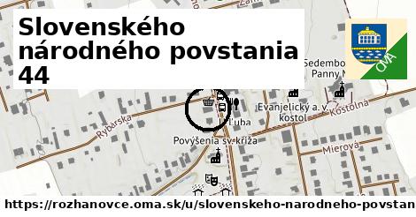 Slovenského národného povstania 44, Rozhanovce