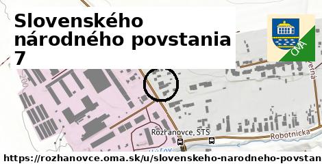 Slovenského národného povstania 7, Rozhanovce