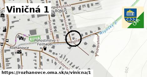 Viničná 1, Rozhanovce