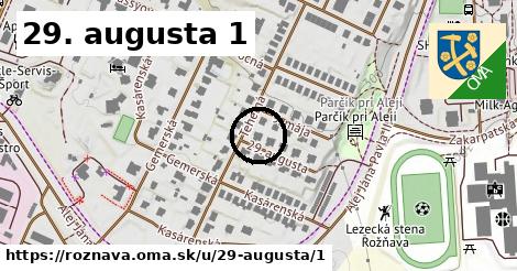 29. augusta 1, Rožňava