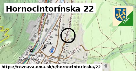 Hornocintorínska 22, Rožňava