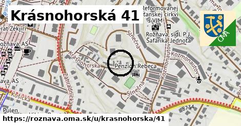 Krásnohorská 41, Rožňava