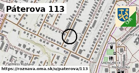 Páterova 113, Rožňava