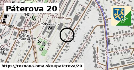 Páterova 20, Rožňava