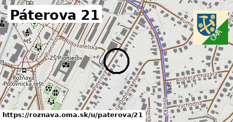 Páterova 21, Rožňava