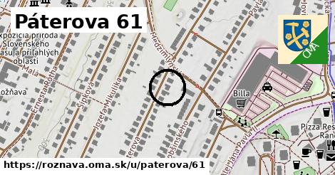 Páterova 61, Rožňava
