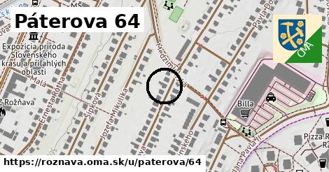 Páterova 64, Rožňava