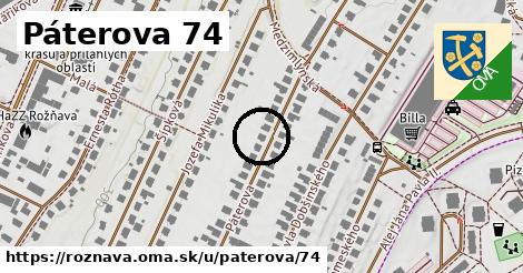 Páterova 74, Rožňava