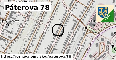 Páterova 78, Rožňava