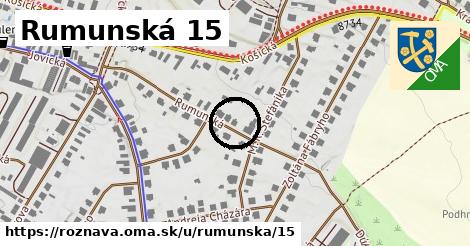 Rumunská 15, Rožňava