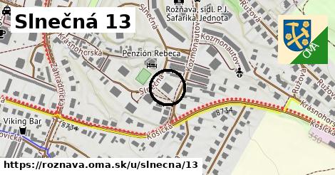 Slnečná 13, Rožňava