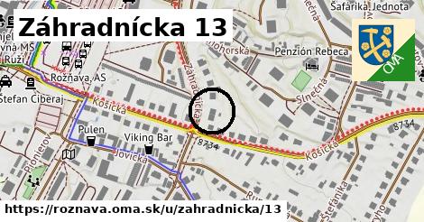 Záhradnícka 13, Rožňava