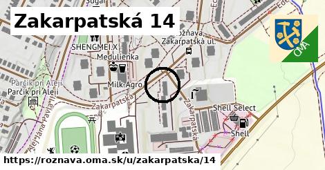 Zakarpatská 14, Rožňava