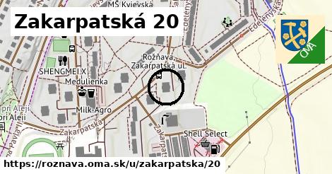 Zakarpatská 20, Rožňava