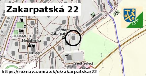 Zakarpatská 22, Rožňava