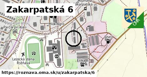 Zakarpatská 6, Rožňava