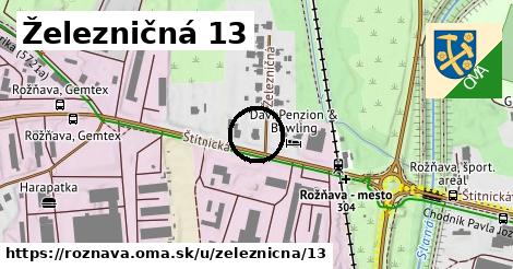 Železničná 13, Rožňava