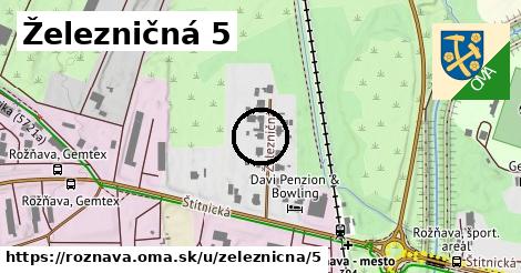 Železničná 5, Rožňava