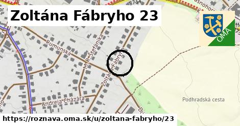 Zoltána Fábryho 23, Rožňava