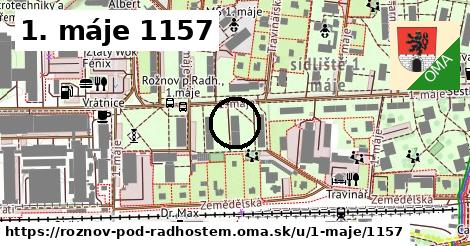 1. máje 1157, Rožnov pod Radhoštěm