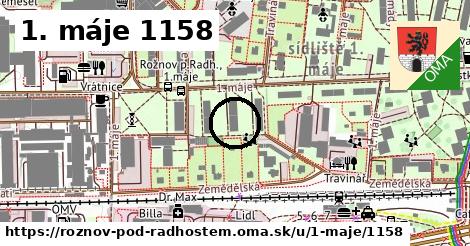 1. máje 1158, Rožnov pod Radhoštěm
