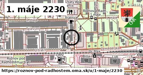 1. máje 2230, Rožnov pod Radhoštěm