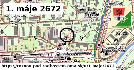 1. máje 2672, Rožnov pod Radhoštěm