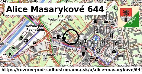 Alice Masarykové 644, Rožnov pod Radhoštěm