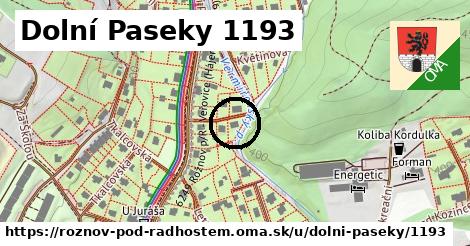 Dolní Paseky 1193, Rožnov pod Radhoštěm