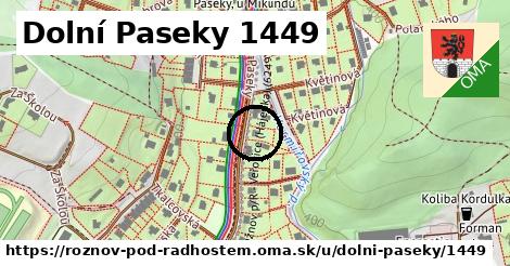 Dolní Paseky 1449, Rožnov pod Radhoštěm