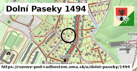 Dolní Paseky 1494, Rožnov pod Radhoštěm