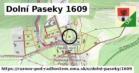 Dolní Paseky 1609, Rožnov pod Radhoštěm