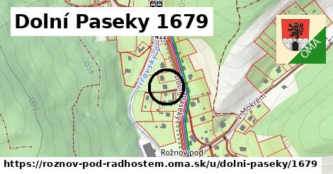 Dolní Paseky 1679, Rožnov pod Radhoštěm