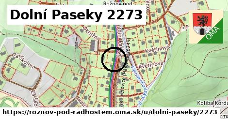 Dolní Paseky 2273, Rožnov pod Radhoštěm