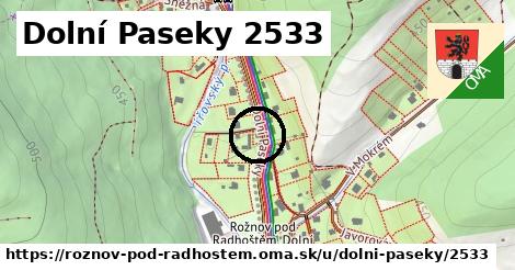 Dolní Paseky 2533, Rožnov pod Radhoštěm