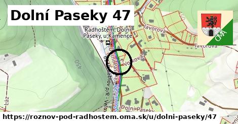 Dolní Paseky 47, Rožnov pod Radhoštěm