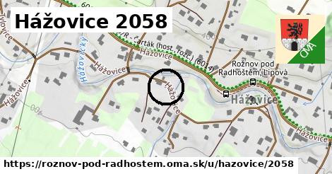 Hážovice 2058, Rožnov pod Radhoštěm