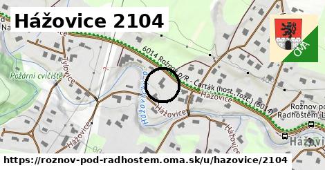 Hážovice 2104, Rožnov pod Radhoštěm