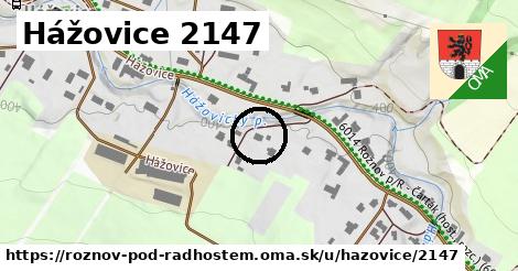 Hážovice 2147, Rožnov pod Radhoštěm