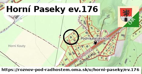 Horní Paseky ev.176, Rožnov pod Radhoštěm